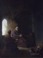 Anna y el ciego Tobit Rembrandt